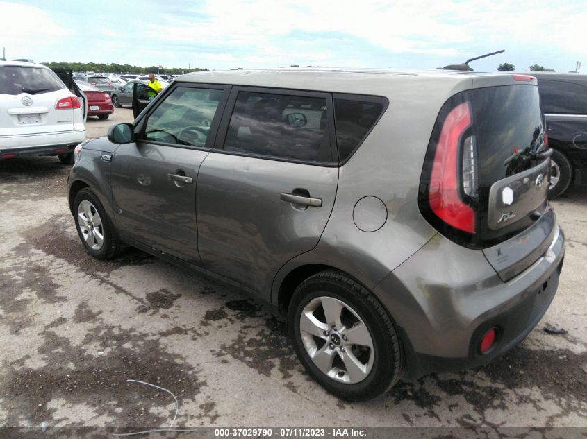 2018 KIA SOUL BASE - KNDJN2A27J7549902