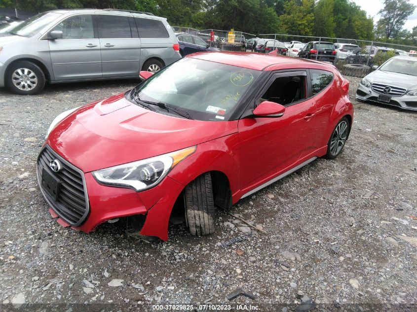 2016 HYUNDAI VELOSTER TURBO - KMHTC6AE4GU271191