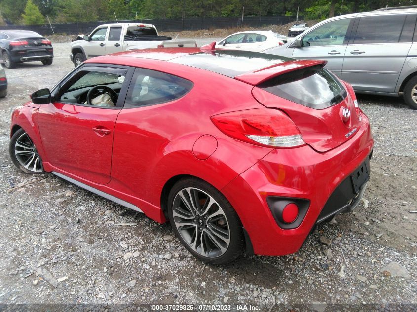 2016 HYUNDAI VELOSTER TURBO - KMHTC6AE4GU271191