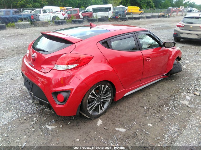 2016 HYUNDAI VELOSTER TURBO - KMHTC6AE4GU271191