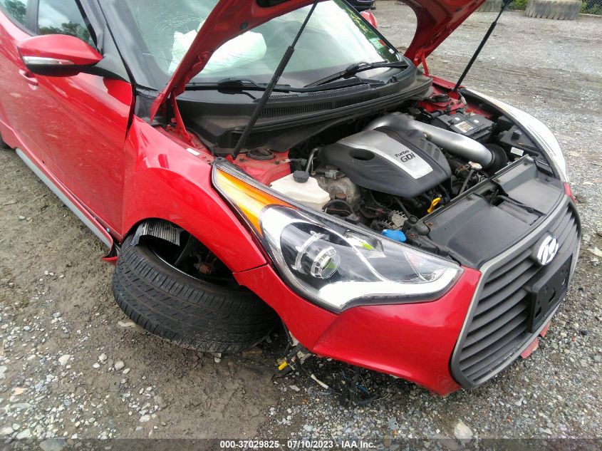 2016 HYUNDAI VELOSTER TURBO - KMHTC6AE4GU271191