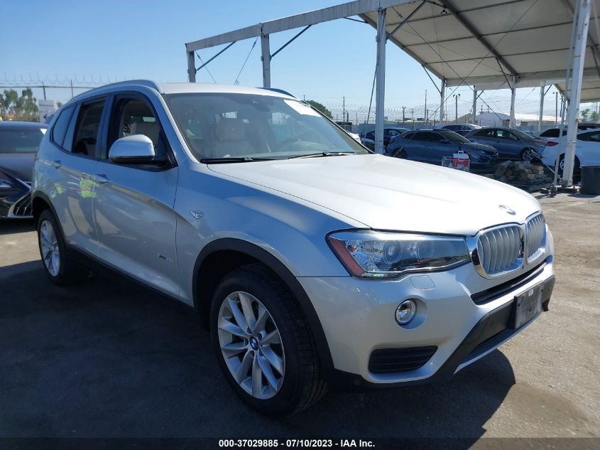 2017 BMW X3 SDRIVE28I - 5UXWZ7C38H0X40467