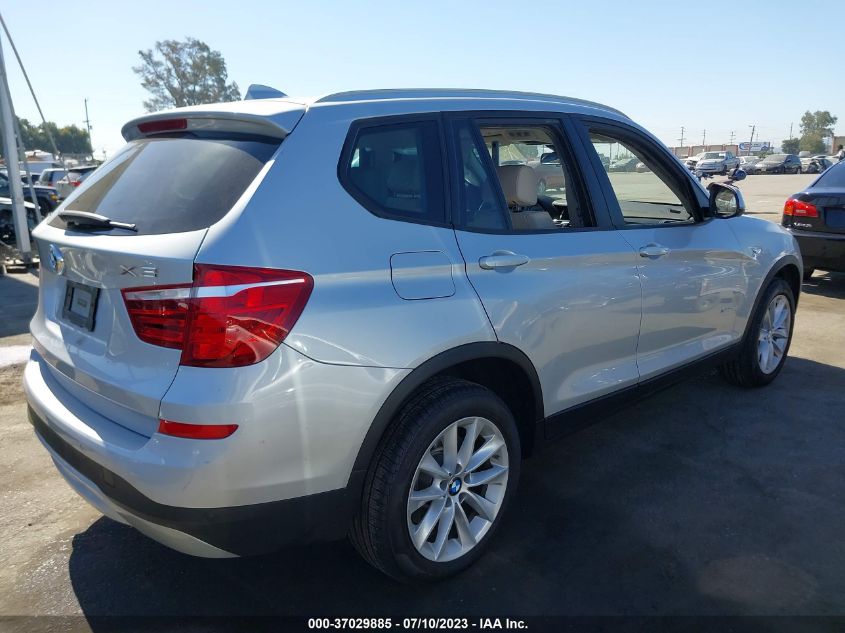 2017 BMW X3 SDRIVE28I - 5UXWZ7C38H0X40467