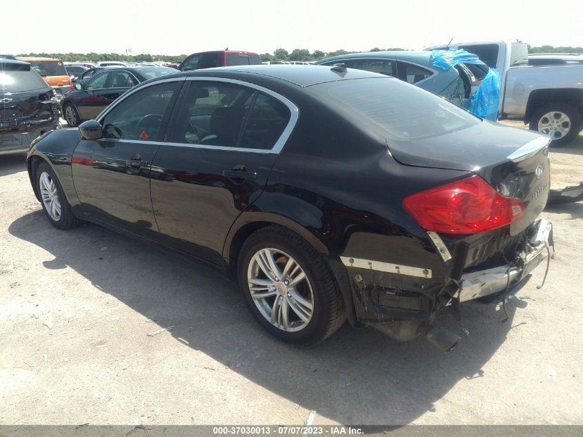 2013 INFINITI G37 SEDAN X - JN1CV6AR9DM766244