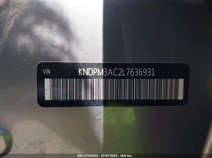 KNDPM3AC2L7636931 Kia Sportage LX 9