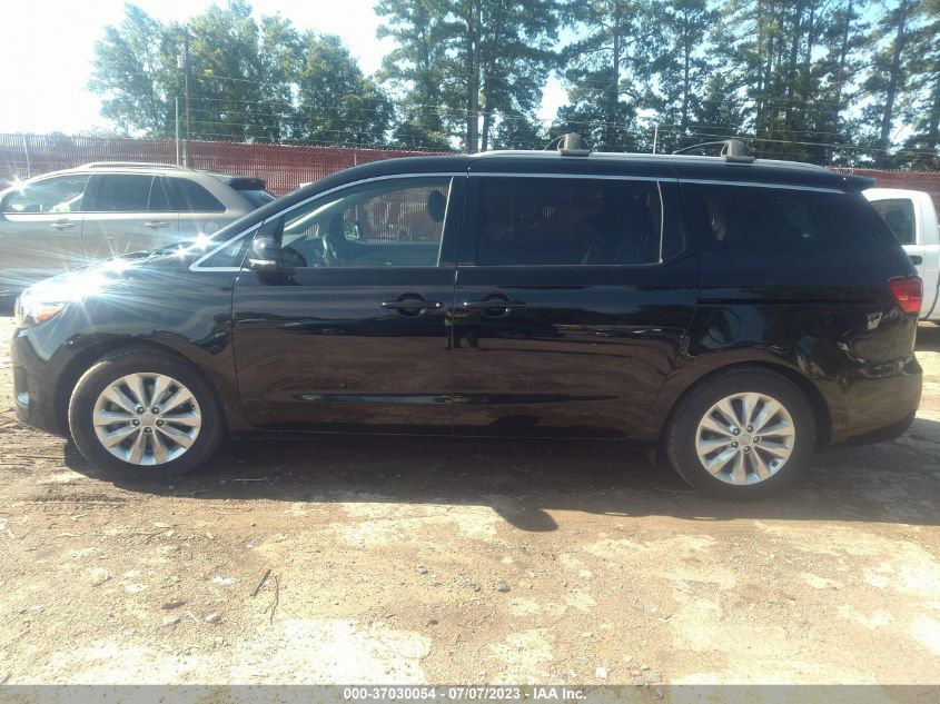 2016 KIA SEDONA EX - KNDMC5C18G6139231