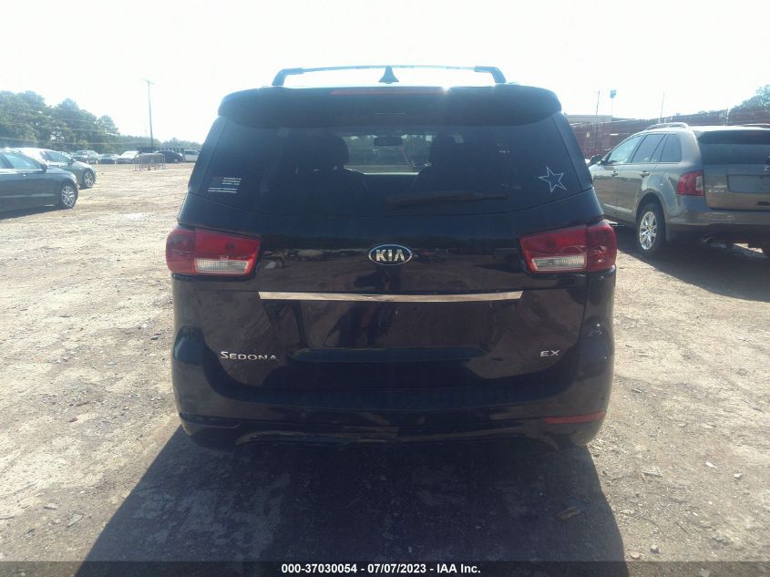 2016 KIA SEDONA EX - KNDMC5C18G6139231