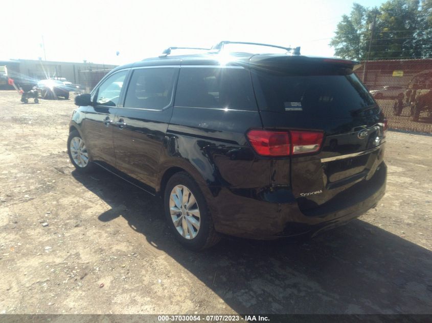 2016 KIA SEDONA EX - KNDMC5C18G6139231