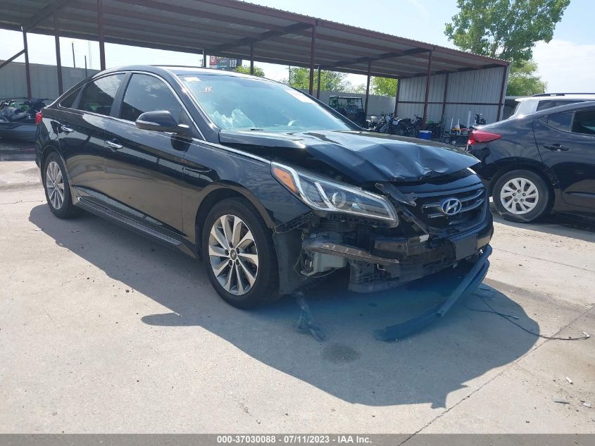 2015 HYUNDAI SONATA 2.4L SPORT - 5NPE34AF2FH190953