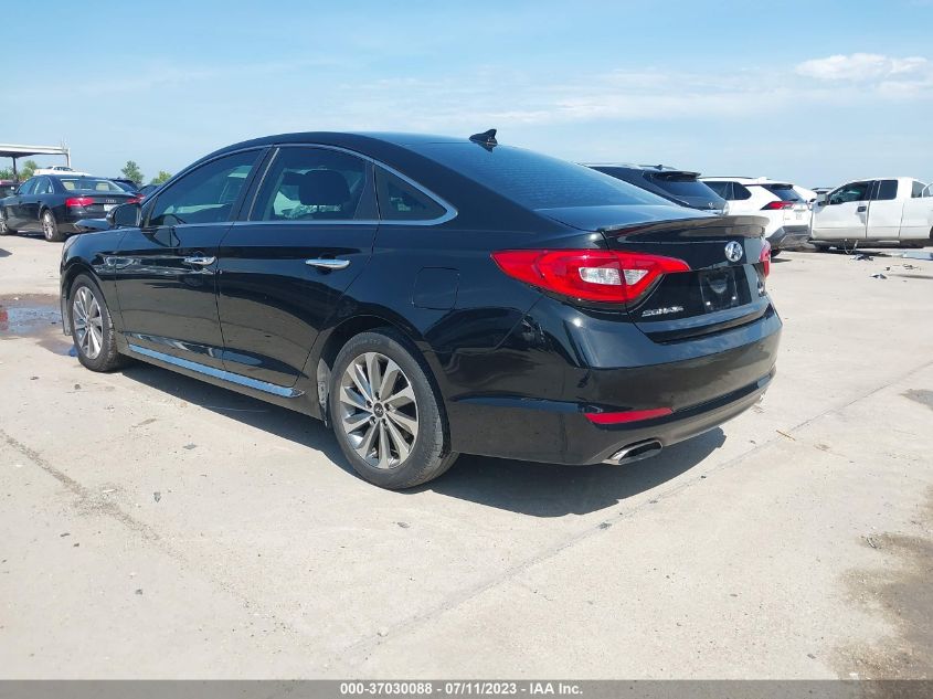 2015 HYUNDAI SONATA 2.4L SPORT - 5NPE34AF2FH190953