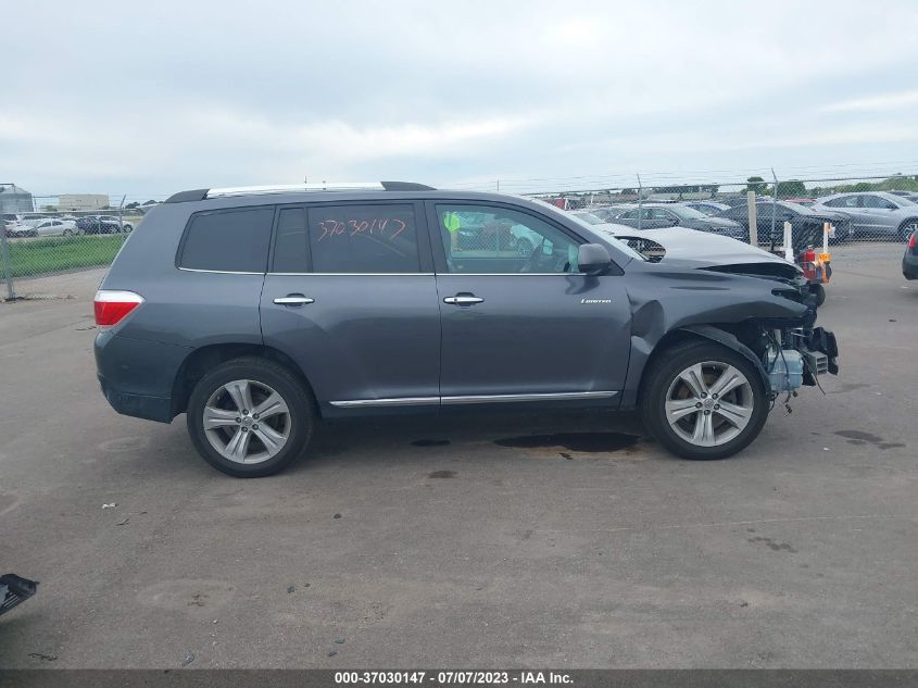 2013 TOYOTA HIGHLANDER LIMITED - 5TDDK3EHXDS276216