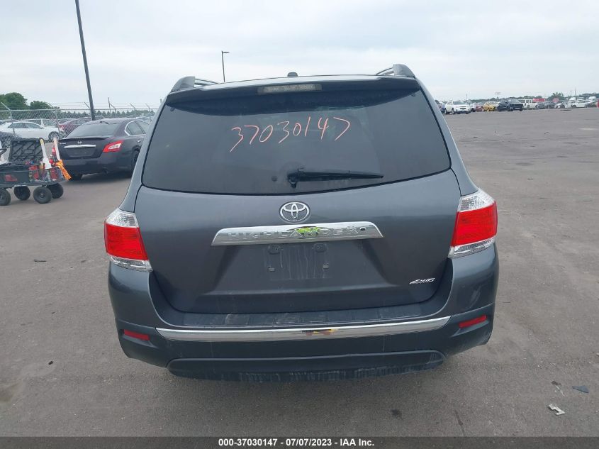 2013 TOYOTA HIGHLANDER LIMITED - 5TDDK3EHXDS276216