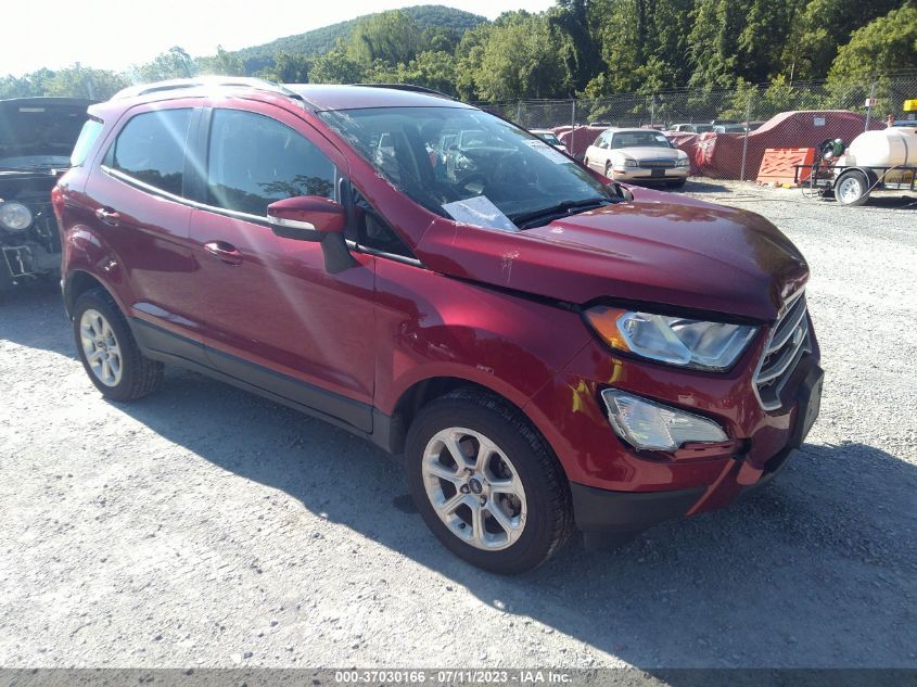 2020 FORD ECOSPORT SE - MAJ6S3GL9LC315930