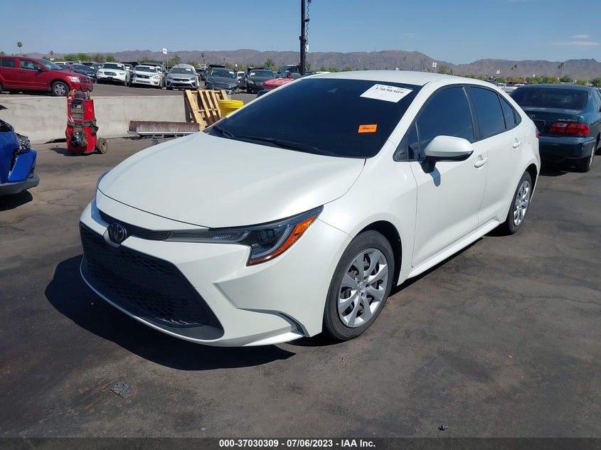 VIN JTDEPMAE7MJ136631 2021 TOYOTA COROLLA LE