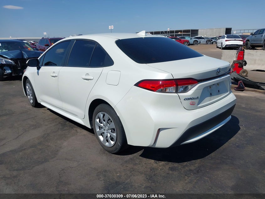 VIN JTDEPMAE7MJ136631 2021 TOYOTA COROLLA LE
