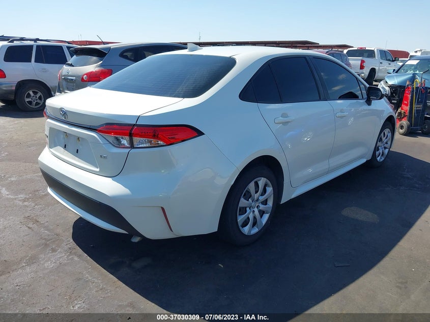 VIN JTDEPMAE7MJ136631 2021 TOYOTA COROLLA LE