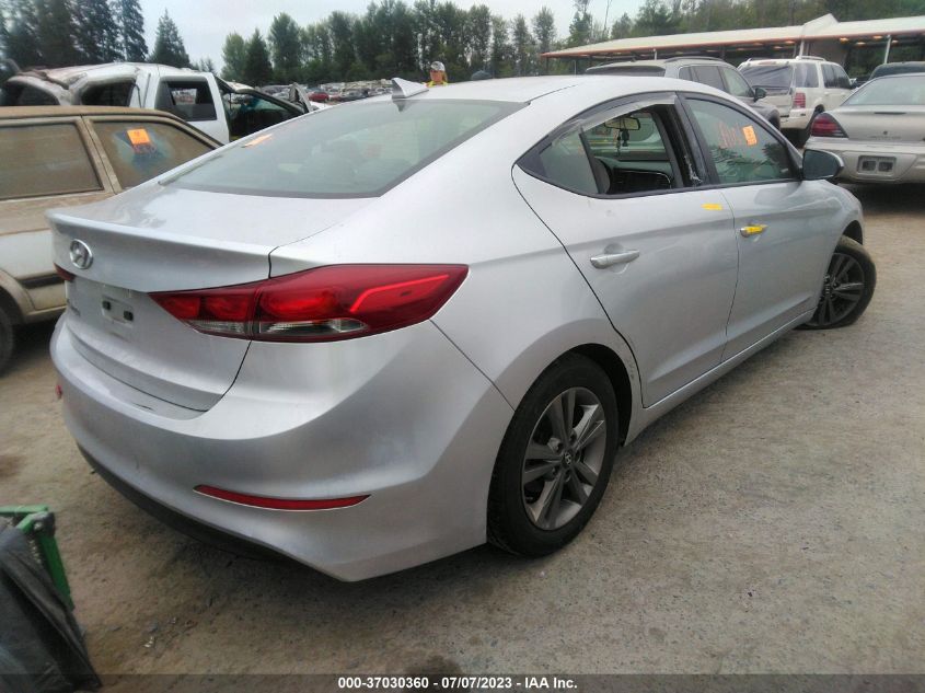 2018 HYUNDAI ELANTRA SEL - 5NPD84LF8JH307390