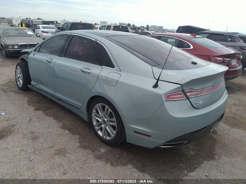 2014 LINCOLN MKZ HYBRID - 3LN6L2LUXER816650