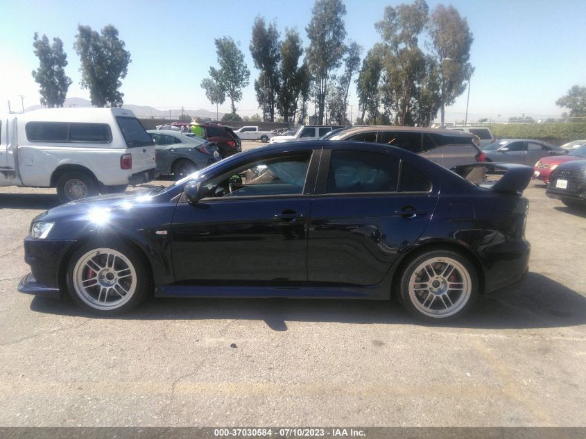 2013 MITSUBISHI LANCER EVOLUTION MR JA32W5FV2DU010579