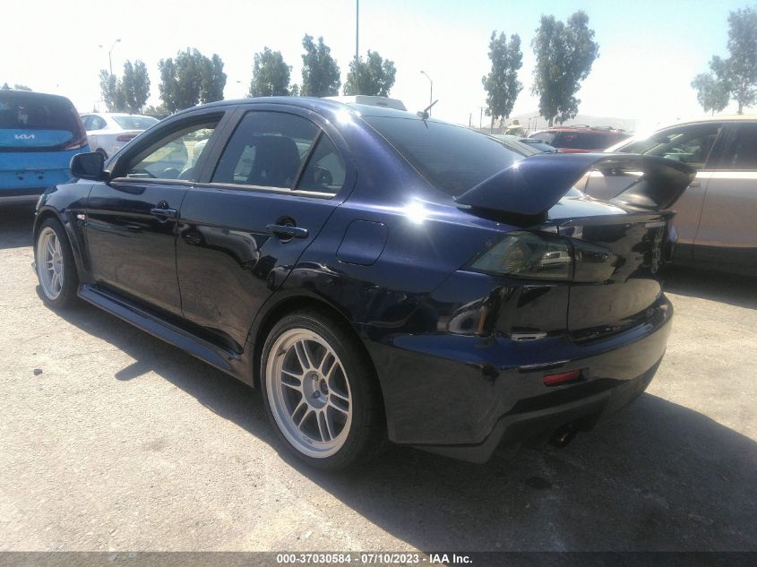 2013 MITSUBISHI LANCER EVOLUTION MR JA32W5FV2DU010579