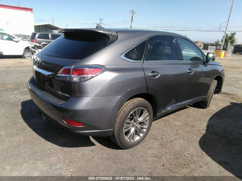 2013 LEXUS RX 450H - JTJZB1BA0D2008569
