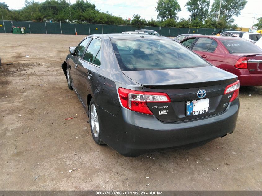 2014 TOYOTA CAMRY HYBRID LE/XLE/SE LIMITED EDITION - 4T1BD1FK4EU124070