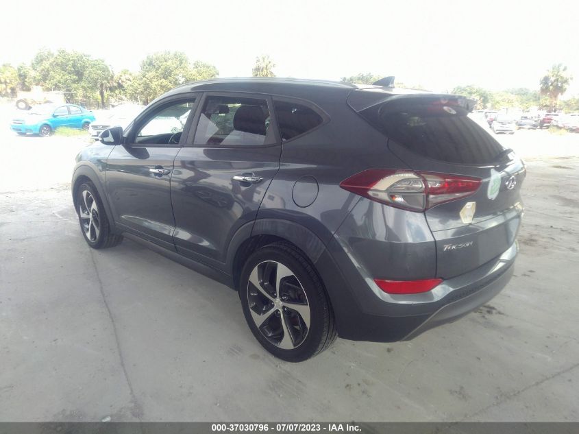 2016 HYUNDAI TUCSON LIMITED - KM8J33A22GU219599