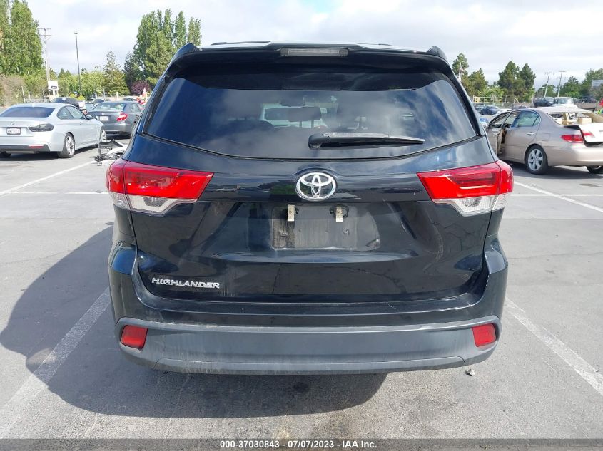 2018 TOYOTA HIGHLANDER LE - 5TDZZRFH9JS247658