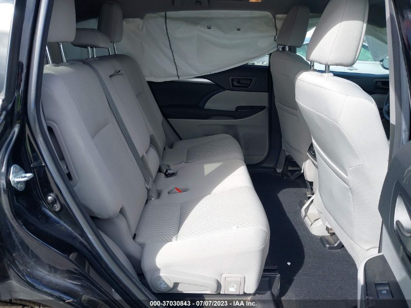2018 TOYOTA HIGHLANDER LE - 5TDZZRFH9JS247658