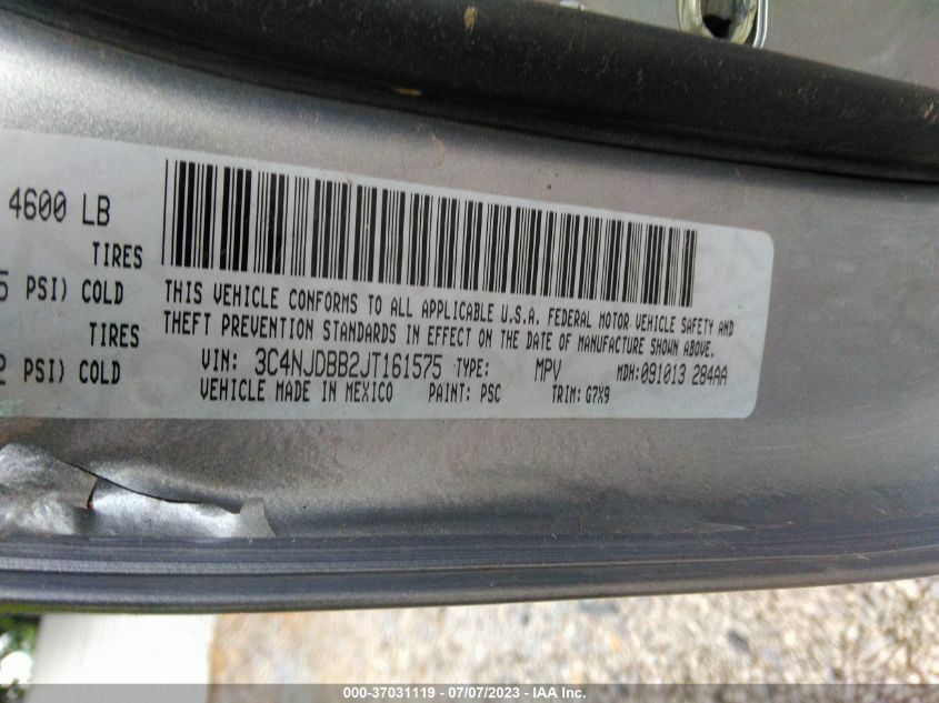 2018 JEEP COMPASS LATITUDE - 3C4NJDBB2JT161575