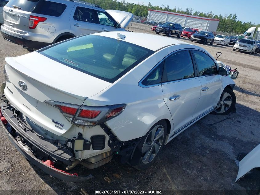 2016 HYUNDAI SONATA HYBRID LIMITED - KMHE34L19GA017548