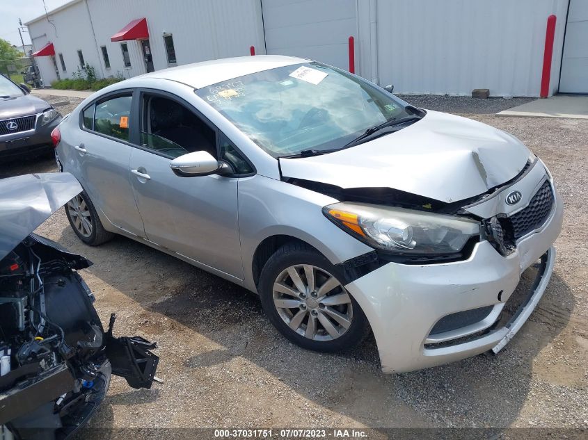 2014 KIA FORTE LX - KNAFX4A68E5181050