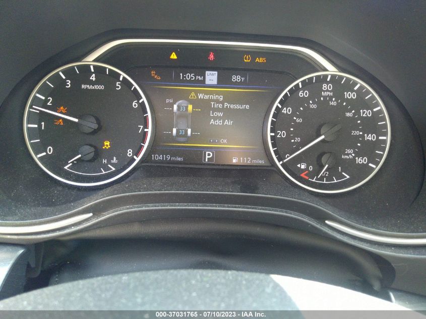 2022 NISSAN MAXIMA PLATINUM - 1N4AA6FV1NC501000