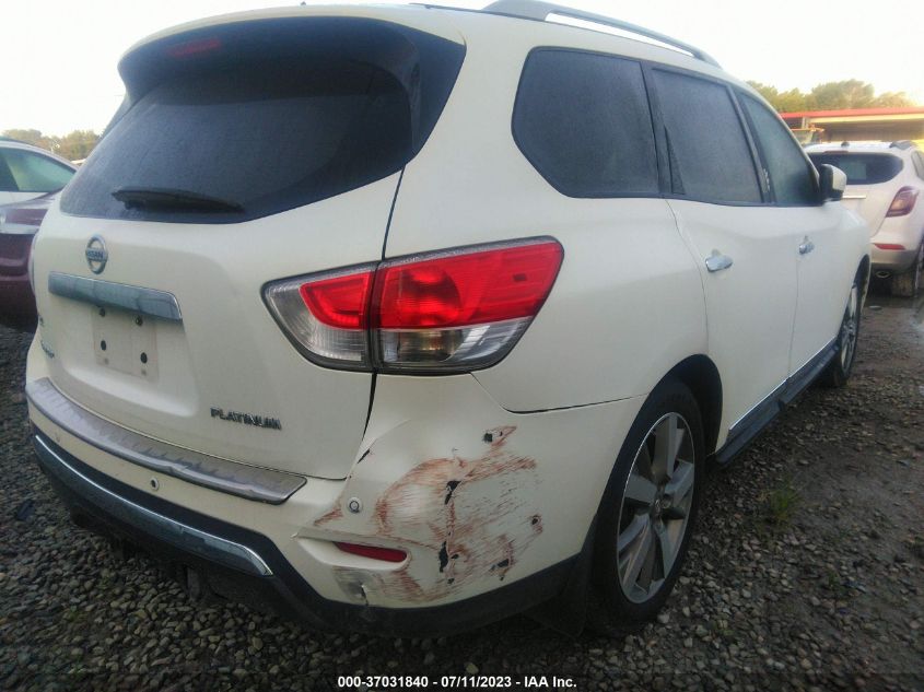2015 NISSAN PATHFINDER PLATINUM - 5N1AR2MN4FC658984