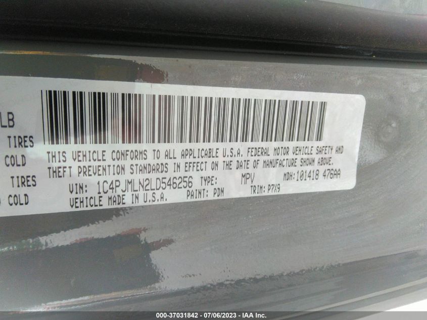2020 JEEP CHEROKEE LATITUDE PLUS - 1C4PJMLN2LD546256