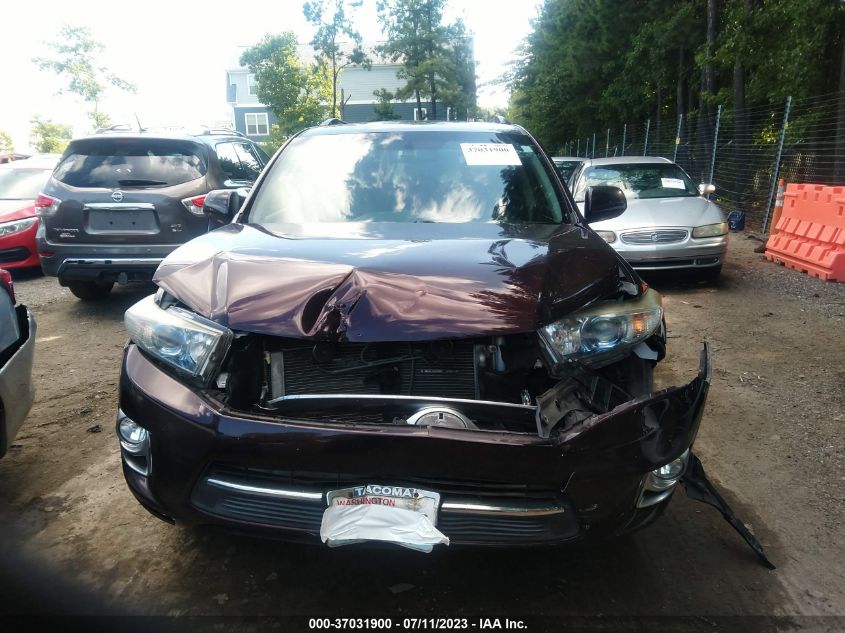 2013 TOYOTA HIGHLANDER HYBRID LIMITED - JTEDC3EH3D2011122