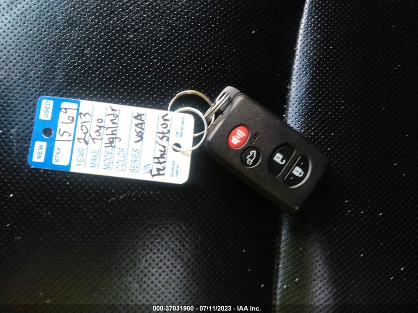 2013 TOYOTA HIGHLANDER HYBRID LIMITED - JTEDC3EH3D2011122
