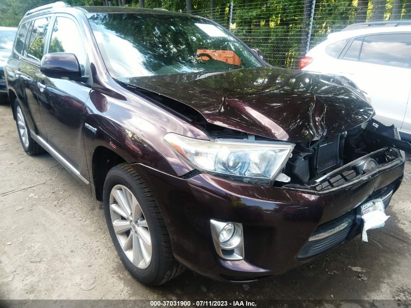 2013 TOYOTA HIGHLANDER HYBRID LIMITED - JTEDC3EH3D2011122