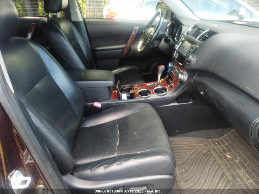 2013 TOYOTA HIGHLANDER HYBRID LIMITED - JTEDC3EH3D2011122