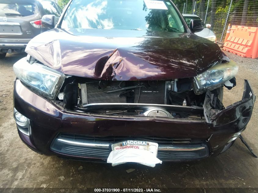 2013 TOYOTA HIGHLANDER HYBRID LIMITED - JTEDC3EH3D2011122