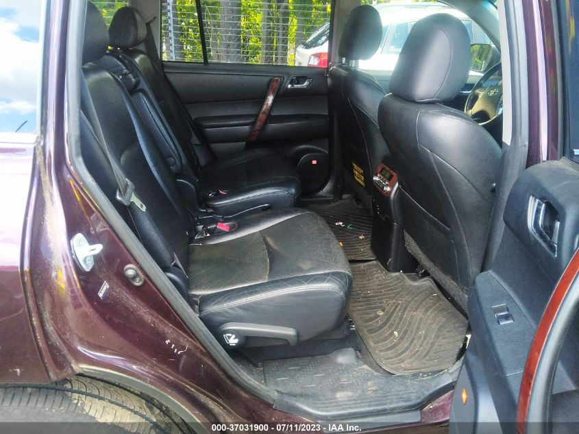 2013 TOYOTA HIGHLANDER HYBRID LIMITED - JTEDC3EH3D2011122
