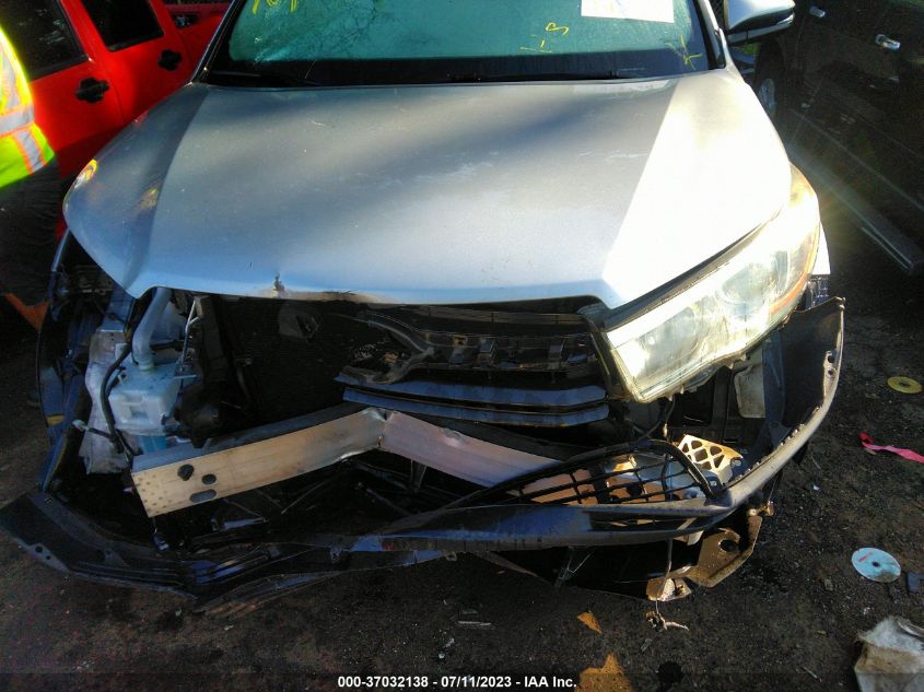 2015 TOYOTA HIGHLANDER XLE - 5TDJKRFHXFS200874