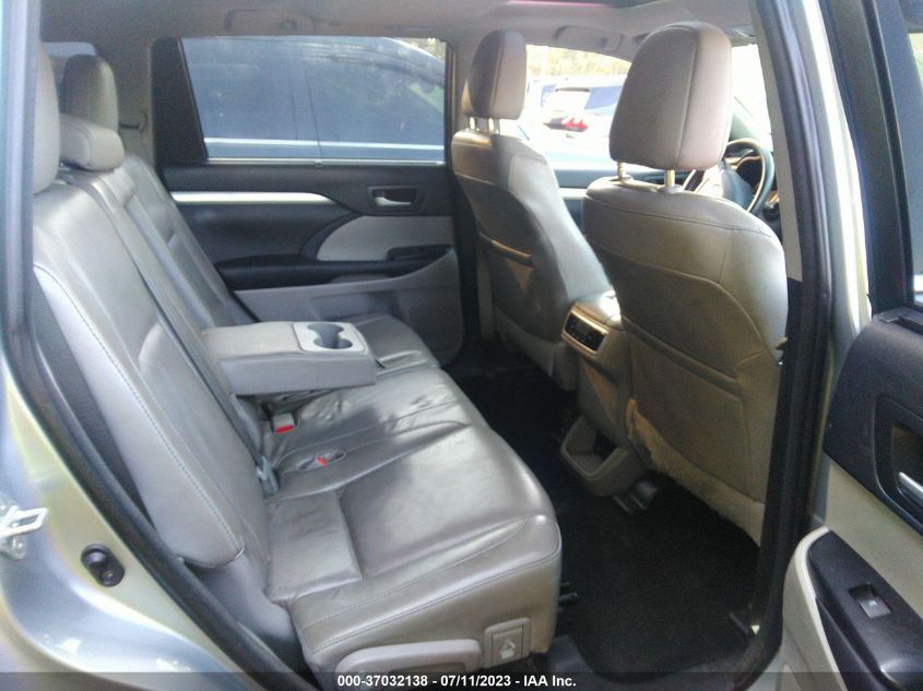 2015 TOYOTA HIGHLANDER XLE - 5TDJKRFHXFS200874