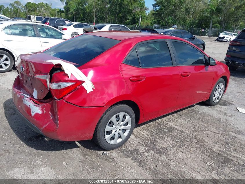 2014 TOYOTA COROLLA L/LE/LE PLS/PRM/S/S PLS - 5YFBURHE0EP063811