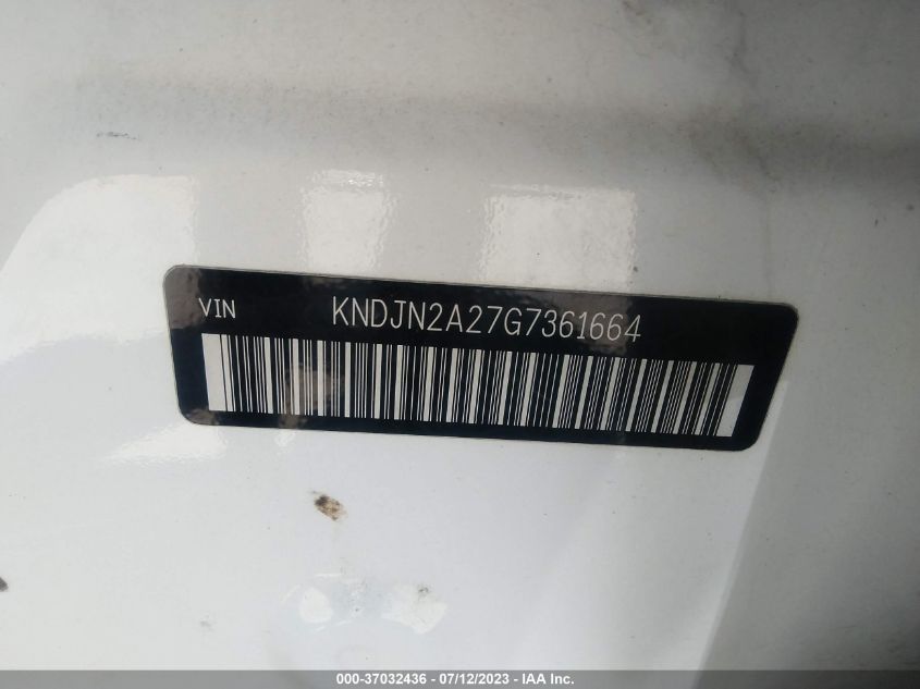 2016 KIA SOUL - KNDJN2A27G7361664