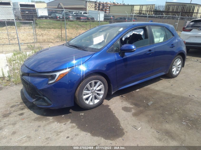 2023 TOYOTA COROLLA HATCHBACK SE JTND4MBEXP3202872