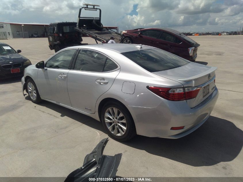 2013 LEXUS ES 300H HYBRID JTHBW1GG4D2013374