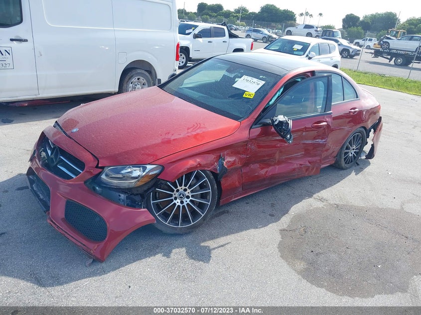 VIN 55SWF4JB6HU221632 2017 MERCEDES-BENZ C-CLASS C 300