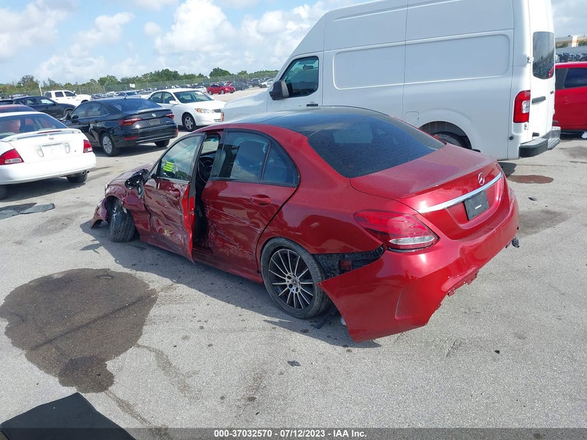 VIN 55SWF4JB6HU221632 2017 MERCEDES-BENZ C-CLASS C 300