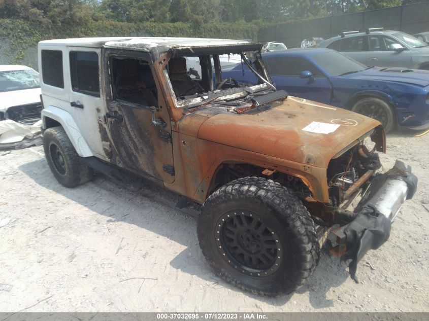 2014 JEEP WRANGLER UNLIMITED SAHARA - 1C4BJWEG5EL277991